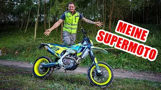 SIE ist ENDLICH FERTIG!!! Husqvarna FE 450 Supermoto UMBAU