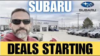 Subaru NOT SELLING New Cars. Dealer lot full. Deals, incentives are starting. Crazy 2024 Car Market.