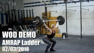 Wod Demo - Ascending Snatches and Bar Muscleups (Paradiso CrossFit)