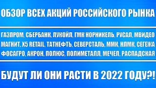 Газпром, Сбербанк, Лукойл, Татнефть, Северсталь, ММК, НЛМК, Сегежа, Магнит, X5, М.Видео, Русал и т.д