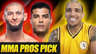 MMA Pros Pick ✅ Khamzat Chimaev vs. Paulo Costa - Part 3 👊UFC 294