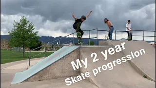 2 Year skateboard progression