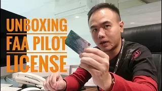 Unboxing FAA Pilot License