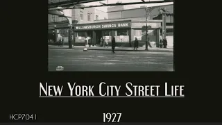 New York City Street Life 1927 (Speed Corrected W Added Sound) | HCP7041| Subscribe and like us ❤👍
