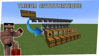 AUTOMATIC ITEMS SORTER [1.16-1.17] | Minecraft Bedrock & Java edition