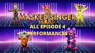 ALL EPISODE 4 PERFORMANCES | The Masked Singer UK Ep.4