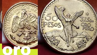 CUÁNTO VALE UN CENTENARIO. monedas antiguas mexicanas.
