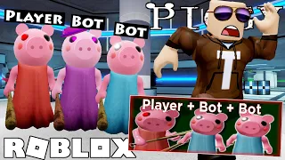 PIGGY Player + 2 Bots Challenge *EXTREME DIFFICULTY* / Roblox