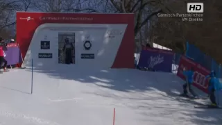 Men's Super Combined 2011 - Aksel Lund Svindal CRAZY Finish (GOLD)