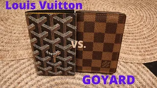 Louis Vuitton vs Goyard Wallet comparison