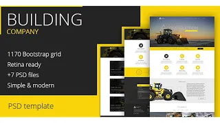 Construction Company - PSD Template | Themeforest Website Templates and Themes