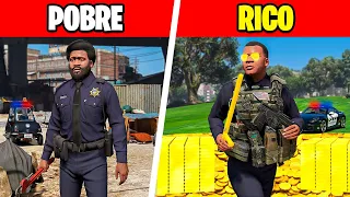 FUI DE POBRE PRA POLICIAL RICO no GTA 5