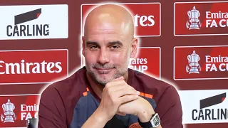 🔴 LIVE | Pep Guardiola pre-match press conference | Man City v Man United | FA Cup Final