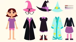 School of Magic. Cartoon for children