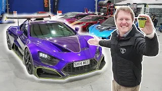 CAUSING CHAOS on the FIRST UK DRIVE in My Zenvo TSR-S!