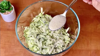 Add semolina to zucchini! I make them so easy! The most successful recipe!