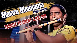 Malare Mounama | Tribute To Great S.P.B.Sir | Rajesh Cherthala | Flute Cover