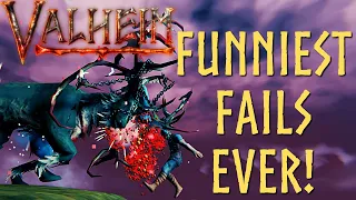 Valheim - The Most Hilarious Gameplay Fails Ever! - Part 4