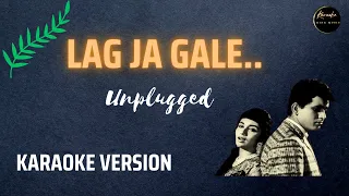 Lag Ja Gale Karaoke Version | Unplugged By Jonita Gandhi