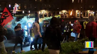 Retraites aux flambeaux contre la réforme des retraites, Bordeaux, 10 Février 2023