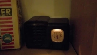 Motorola 51 A playing AM broadcast radio