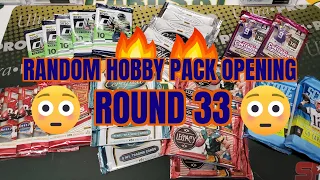 Random Football Card Hobby Pack Opening Round 33! 😲🔥