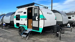 Light Weight Couples Coach RV Walkthrough | 2024 Sunset Park RV Sunray Sport 149 | Retro Styling!