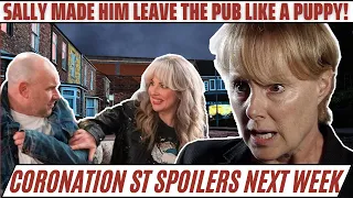 Sally Made Him Leave the Pub Like a PUPPY! [VIRAL] | Coronation Street spoilers next week