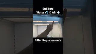 SubZero Water and Air Filter replacement |  Bi-48 SD