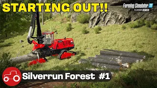 Clearing Our First Trees Silverrun Forest Farming Simulator 22 Let's Play Episode 1