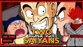 Evil Goku Reacts To DragonShortZ Episode 1: Two and a Half Saiyans - TeamFourStar (TFS)