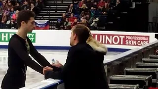 Team Tutberidze (on the Ice M. Kvitelashvili/ SP) , EC 2019