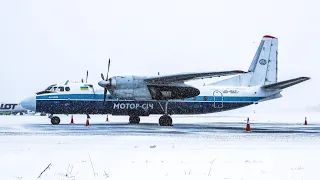 Flying a 46 years old Antonov AN-24RV! | Motor Sich | Lviv to Kyiv Zhuliany | Economy