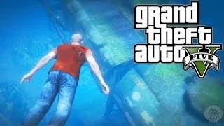 GTA 5: Secret Underwater $25,000 Briefcase! Submarine Hidden Money Location (Grand Theft Auto V)