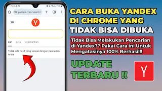 Cara Buka Yandex di Google Chrome yang Tidak Bisa Dibuka Terbaru 2024