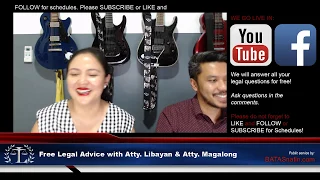 Free Legal Advice with Atty. Libayan & Atty. Magalong