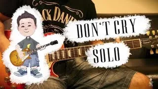 🤘DON'T CRY - GUNS N ROSES (SOLO GUITAR COVER)