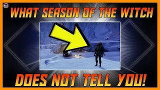 Nine Things  Season Of The Witch Doesn't Tell You! Destiny 2