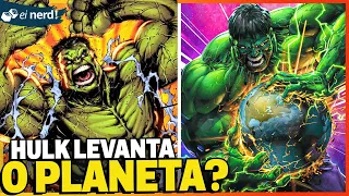 COULD THE HULK LIFT THE WEIGHT OF THE EARTH LIKE SUPERMAN?