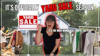 🏠 It's YARD SALE Season!!! Let's Go Yard-Sailing + Thrifting Items to Sell on eBay! eBay Reseller