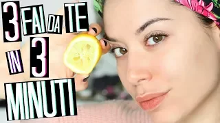 3 DIY HACKS FOR A PERFECT SKIN | NO BLACKHEADS AND PIMPLES IN 3 MINUTES