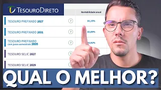 TESOURO DIRETO: qual é o MELHOR investimento? Selic? Prefixado? IPCA+? Como escolher? Aprenda tudo!