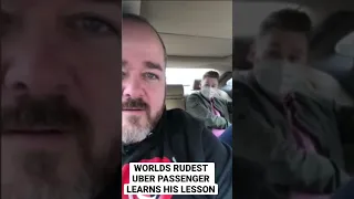 Worlds rudest Uber passenger