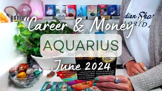 AQUARIUS "CAREER" June 2024: Becoming The Master Of Your Own Mind ~ Triumphant Completion!