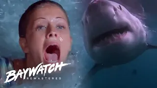 SHARK ATTACKS At Sea! Baywatch Remastered!