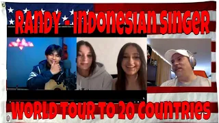 Randy - Indonesian Singer World Tour to 20 Countries and Sing in 20 Different Languages - REACTION