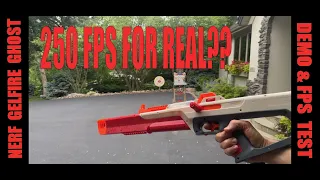 250 FPS??!! Nerf Gelfire GHOST Gel Ball Blaster #nerf #gelblaster #splatrball #m4a1