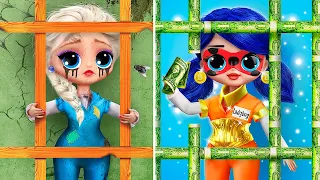 Ladybug Riche Et Elsa Fauchée En Prison / 30 DIY Pour LOL OMG