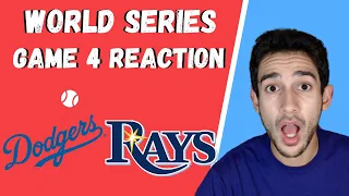 DODGERS LOSE TO RAYS INSANE WALKOFF.. WORLD SERIES GAME 4 RECAP