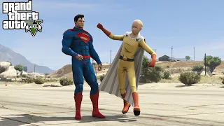 GTA V - One-Punch Man VS Superman